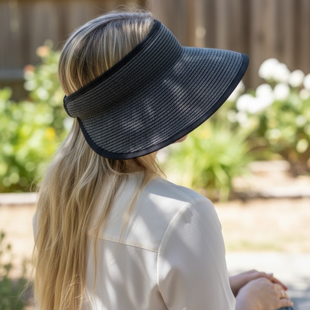 San Diego Hat Company Black Wide-Brim Hat - Picture 2 of 6